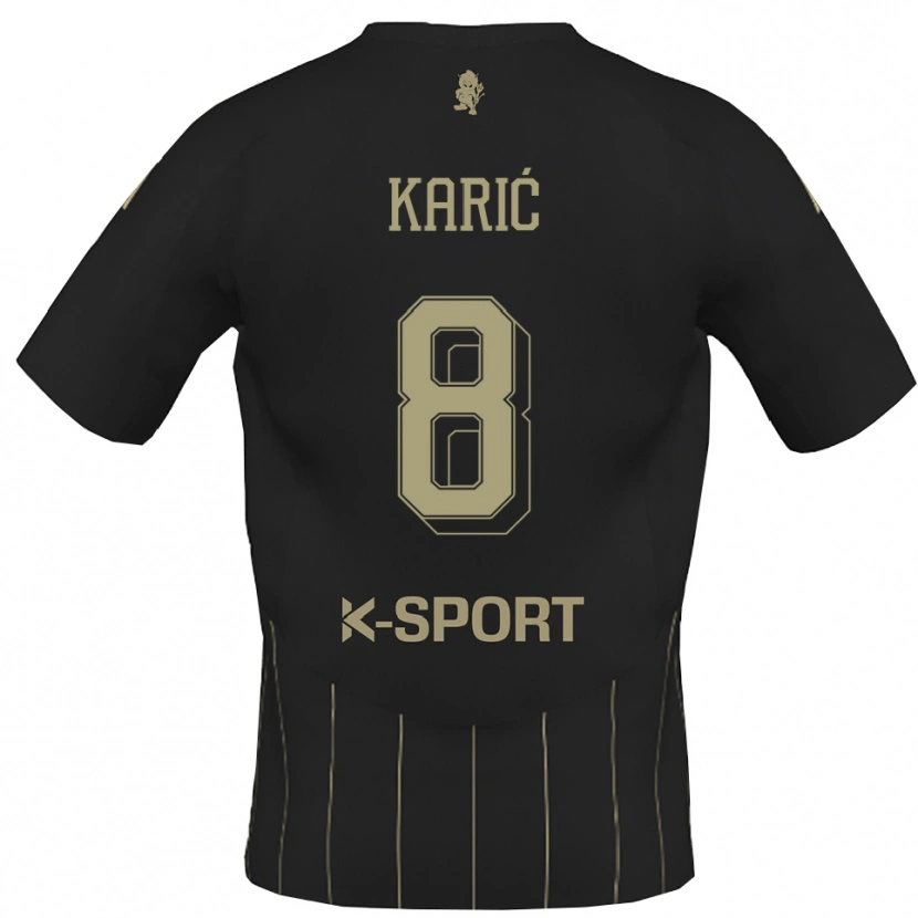 Danxen Mulher Camisola Nermin Karić #8 Cinza Branco Alternativa 2025/26 Camisa Brasil