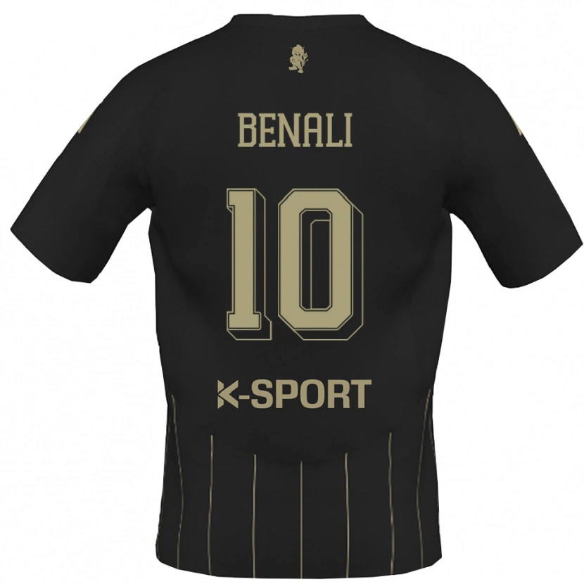 Danxen Mulher Camisola Ahmad Benali #10 Cinza Branco Alternativa 2025/26 Camisa Brasil