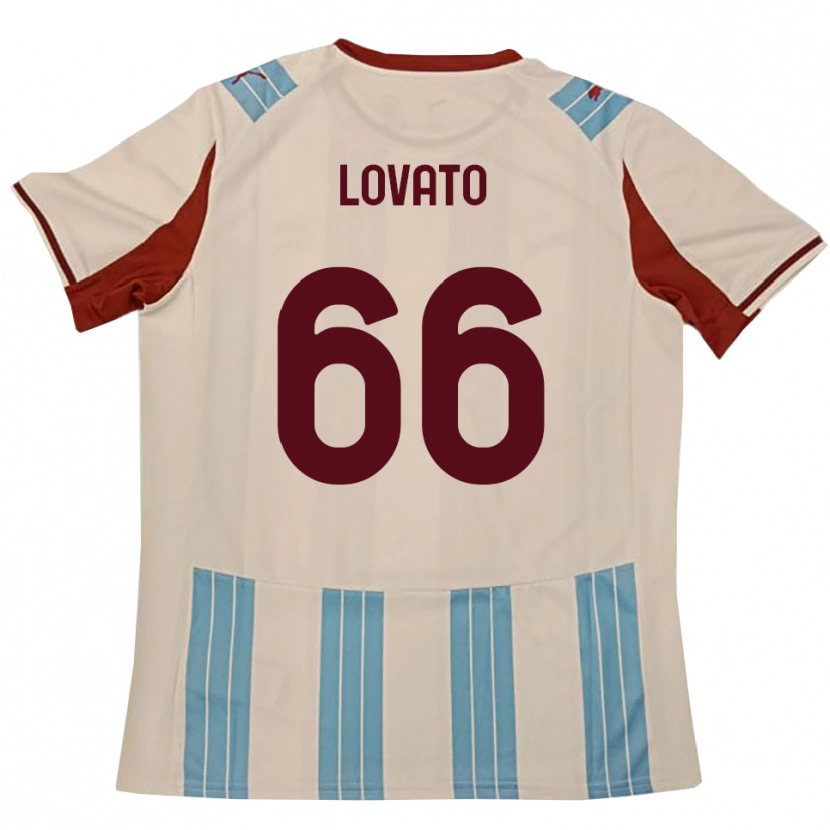 Danxen Mulher Camisola Matteo Lovato #66 Azul Celeste Branco Alternativa 2025/26 Camisa Brasil