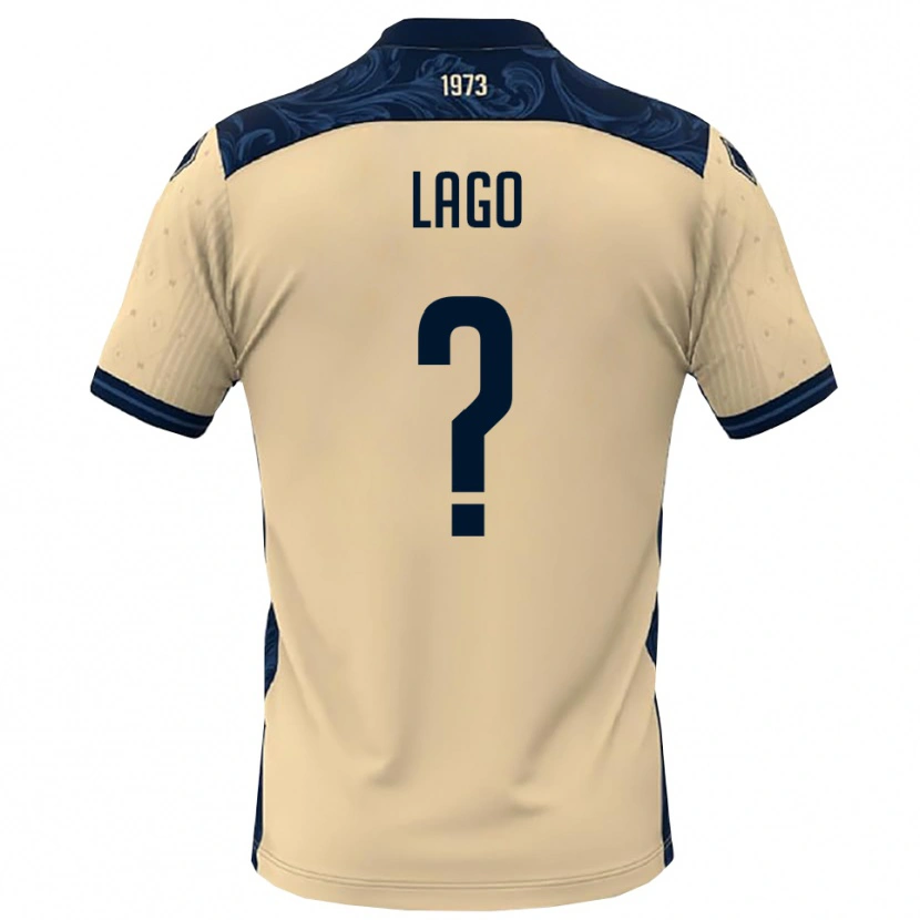 Danxen Mulher Camisola Matteo Lago #0 Branco Marinho Alternativa 2025/26 Camisa Brasil