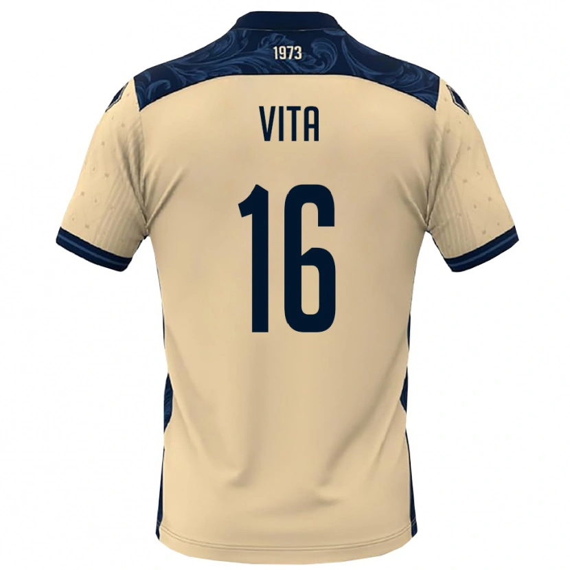 Danxen Mulher Camisola Alessio Vita #16 Branco Marinho Alternativa 2025/26 Camisa Brasil