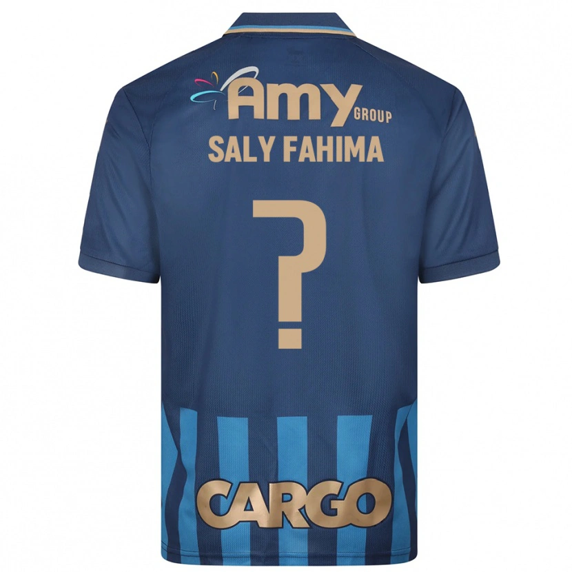 Danxen Mulher Camisola Israel Saly Fahima #0 Azul Marinho Alternativa 2025/26 Camisa Brasil