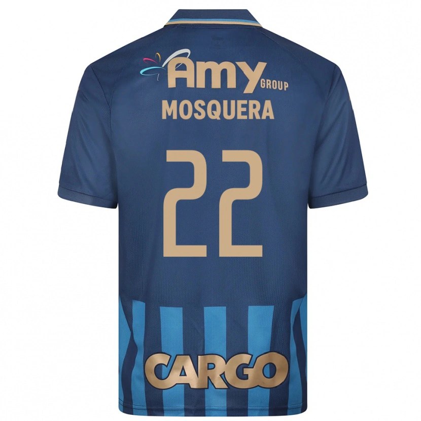 Danxen Mulher Camisola Orlando Mosquera #22 Azul Marinho Alternativa 2025/26 Camisa Brasil