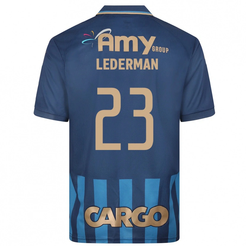 Danxen Mulher Camisola Ben Lederman #23 Azul Marinho Alternativa 2025/26 Camisa Brasil
