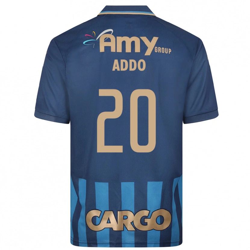 Danxen Mulher Camisola Henry Addo #20 Azul Marinho Alternativa 2025/26 Camisa Brasil
