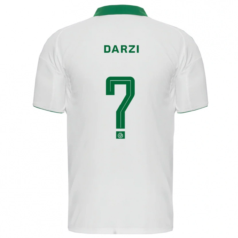 Danxen Mulher Camisola Daniel Darzi #0 Branco Verde Alternativa 2025/26 Camisa Brasil