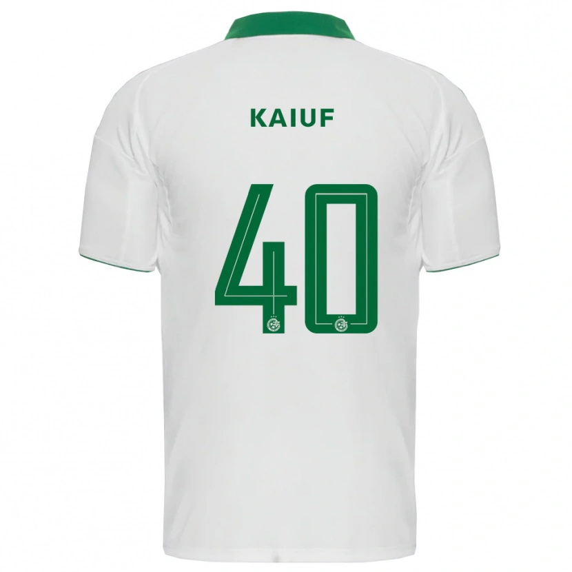 Danxen Mulher Camisola Sharif Kaiuf #40 Branco Verde Alternativa 2025/26 Camisa Brasil
