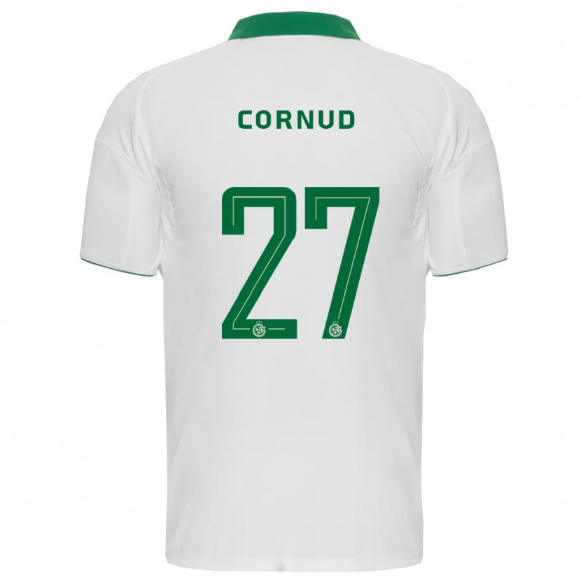 Danxen Mulher Camisola Pierre Cornud #27 Branco Verde Alternativa 2025/26 Camisa Brasil