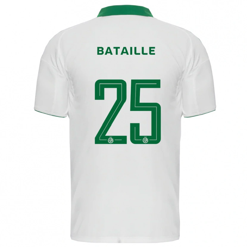 Danxen Mulher Camisola Jelle Bataille #25 Branco Verde Alternativa 2025/26 Camisa Brasil