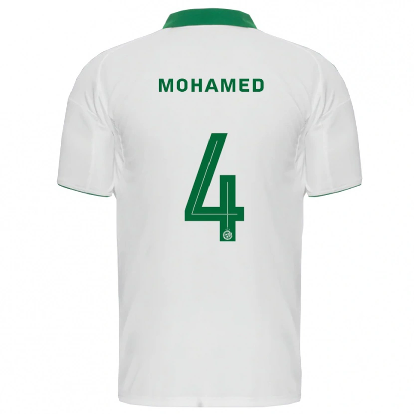Danxen Mulher Camisola Ali Mohamed #4 Branco Verde Alternativa 2025/26 Camisa Brasil