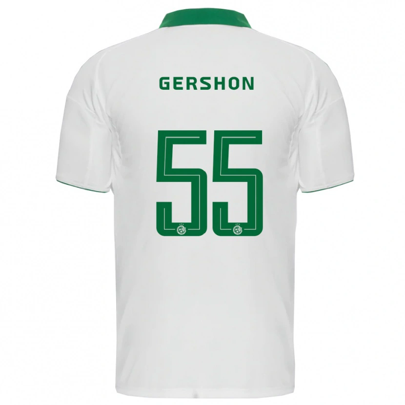 Danxen Mulher Camisola Rami Gershon #55 Branco Verde Alternativa 2025/26 Camisa Brasil