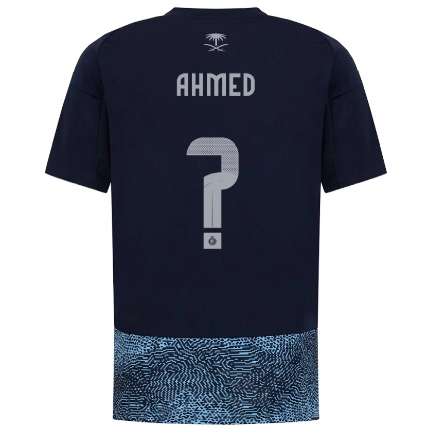 Danxen Mulher Camisola Al Anood Ahmed #0 Marinho Azul Celeste Alternativa 2025/26 Camisa Brasil