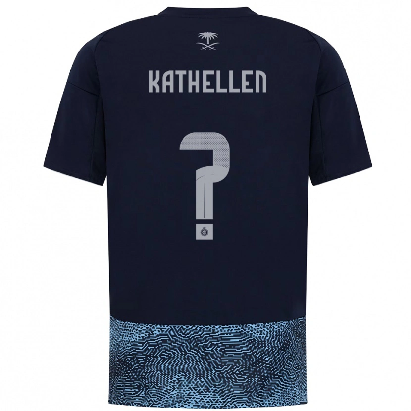 Danxen Mulher Camisola Kathellen #0 Marinho Azul Celeste Alternativa 2025/26 Camisa Brasil