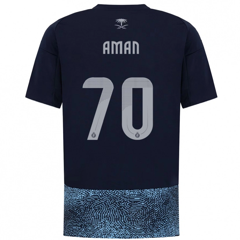Danxen Mulher Camisola Awad Aman #70 Marinho Azul Celeste Alternativa 2025/26 Camisa Brasil