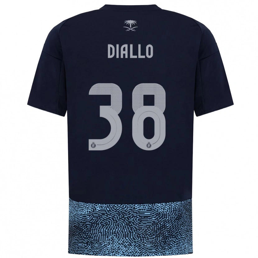 Danxen Mulher Camisola Aminata Diallo #38 Marinho Azul Celeste Alternativa 2025/26 Camisa Brasil