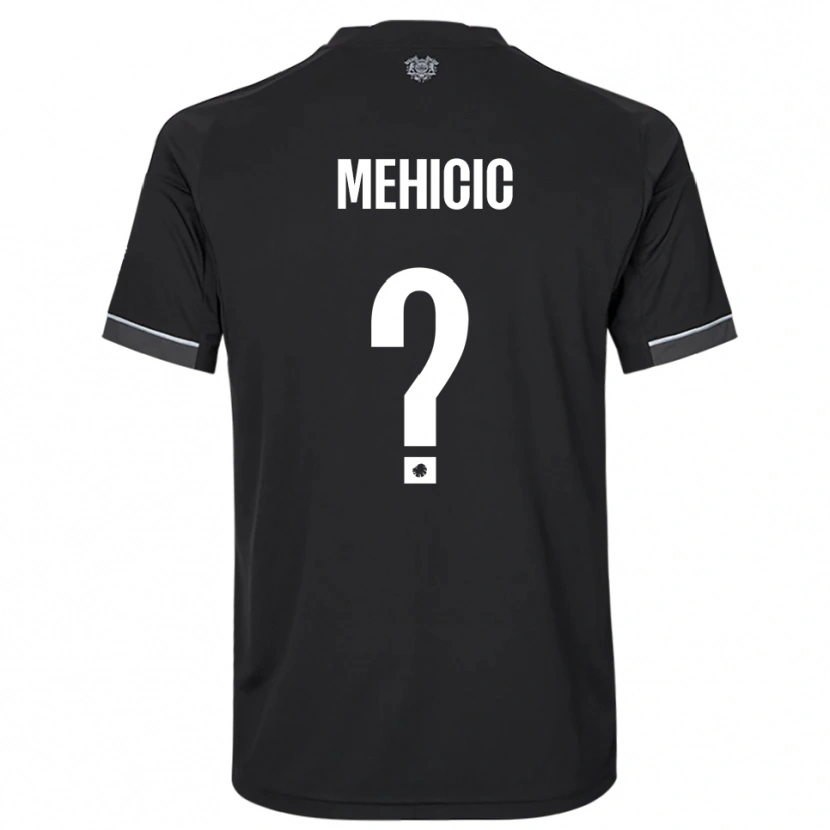 Danxen Mulher Camisola Elvin Mehicic #0 Preto Branco Alternativa 2025/26 Camisa Brasil