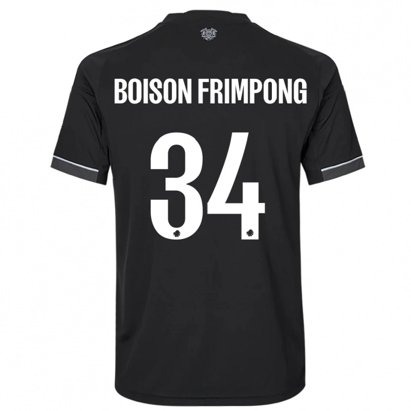 Danxen Mulher Camisola David Boison Frimpong #34 Preto Branco Alternativa 2025/26 Camisa Brasil