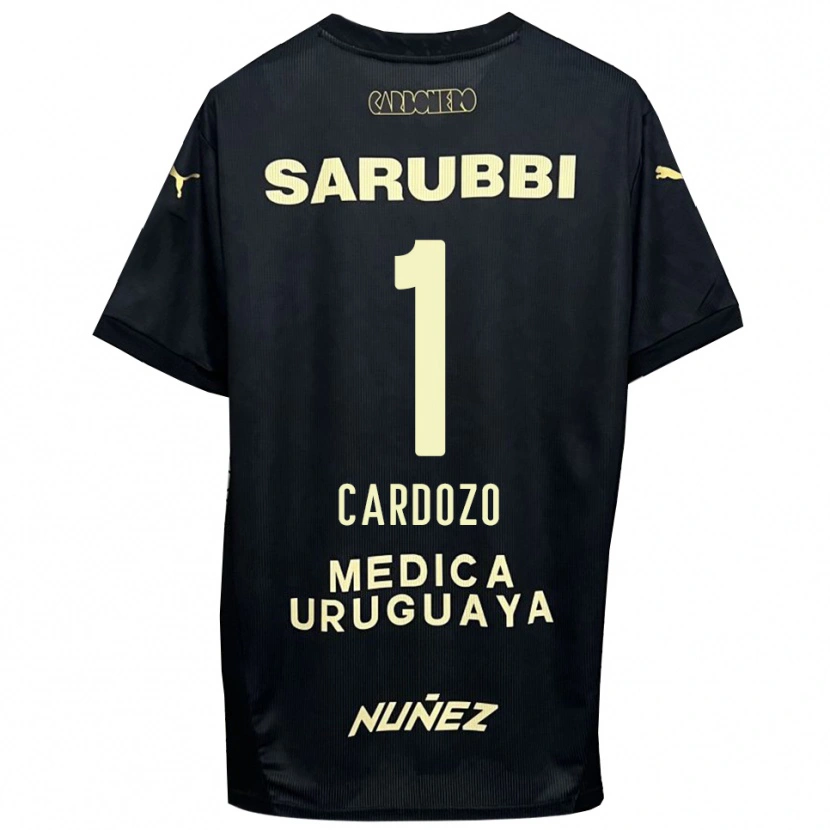Danxen Mulher Camisola Thiago Cardozo #1 Preto Dourado Alternativa 2025/26 Camisa Brasil