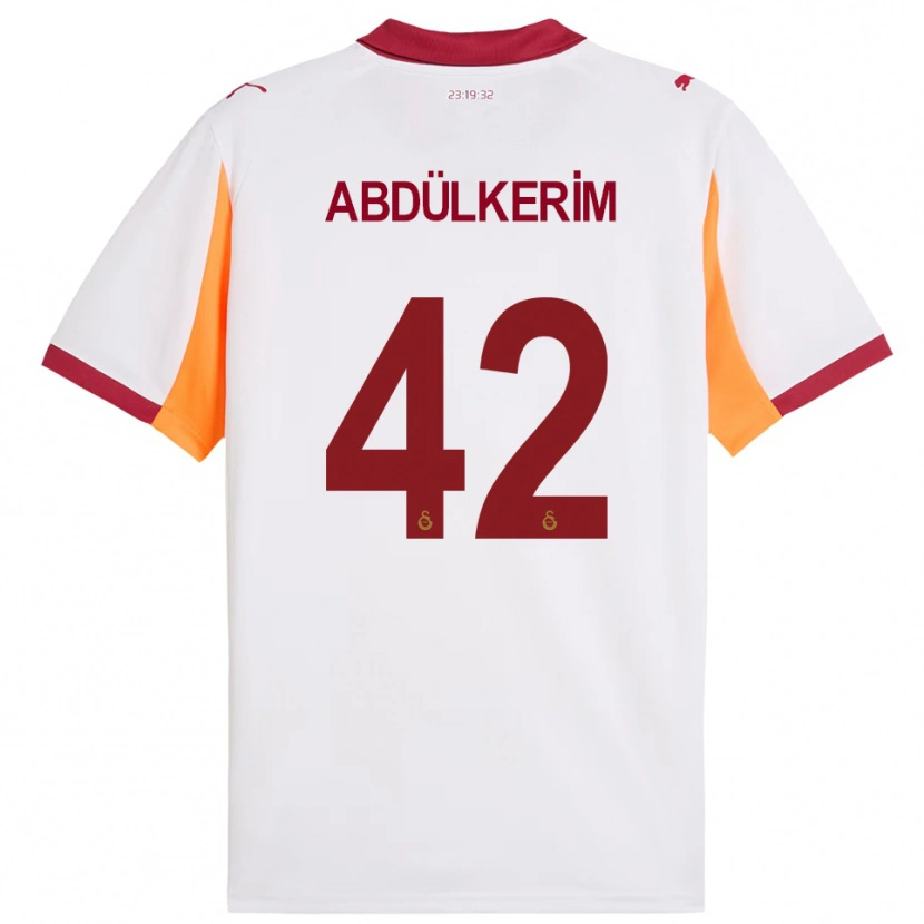 Danxen Mulher Camisola Abdülkerim Bardakcı #42 Branco Vermelho Alternativa 2025/26 Camisa Brasil