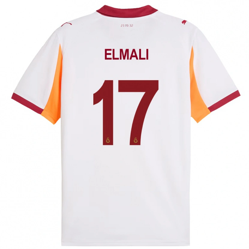 Danxen Mulher Camisola Eren Elmalı #17 Branco Vermelho Alternativa 2025/26 Camisa Brasil
