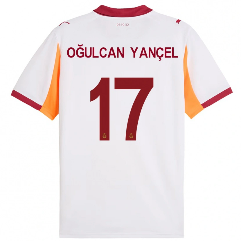 Danxen Mulher Camisola Necati Oğulcan Yançel #17 Branco Vermelho Alternativa 2025/26 Camisa Brasil