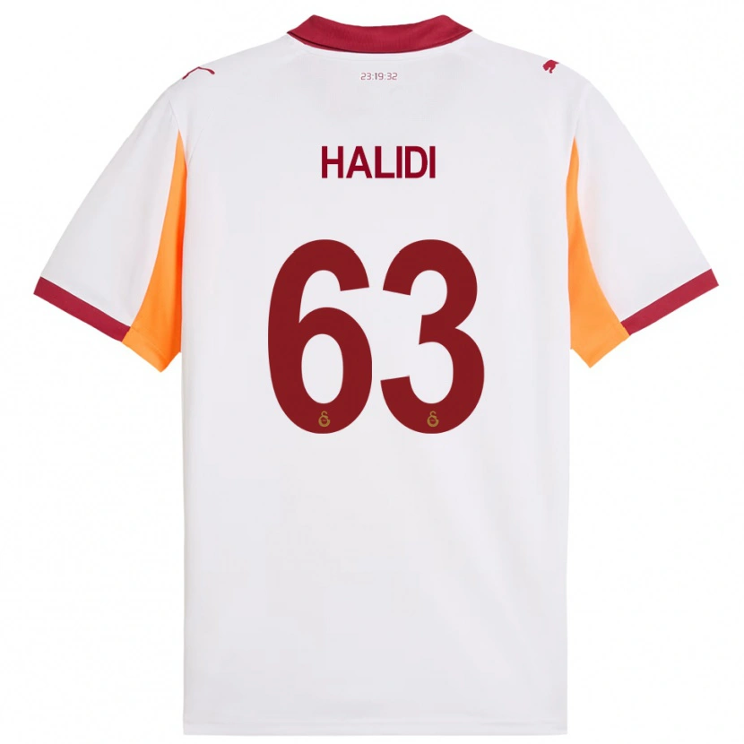 Danxen Mulher Camisola İsa Halidi #63 Branco Vermelho Alternativa 2025/26 Camisa Brasil