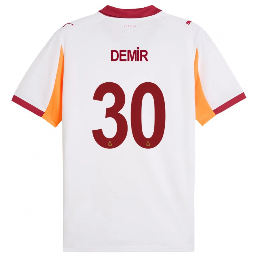 Danxen Mulher Camisola Yusuf Demir #30 Branco Vermelho Alternativa 2025/26 Camisa Brasil