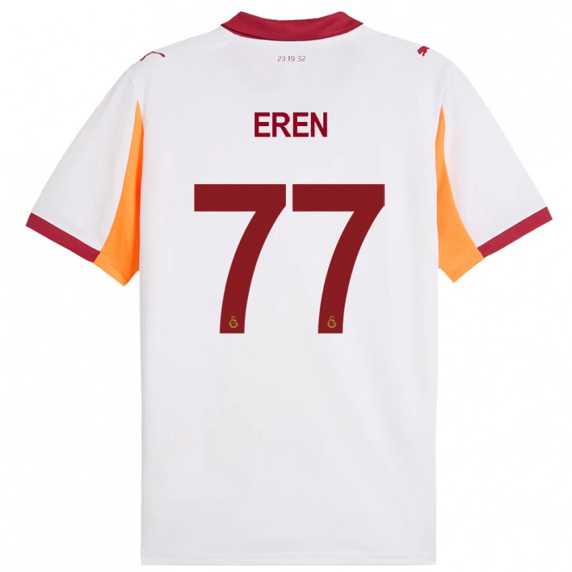 Danxen Mulher Camisola İrem Eren #77 Branco Vermelho Alternativa 2025/26 Camisa Brasil