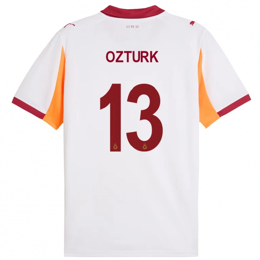 Danxen Mulher Camisola Fatma Sare Öztürk #13 Branco Vermelho Alternativa 2025/26 Camisa Brasil