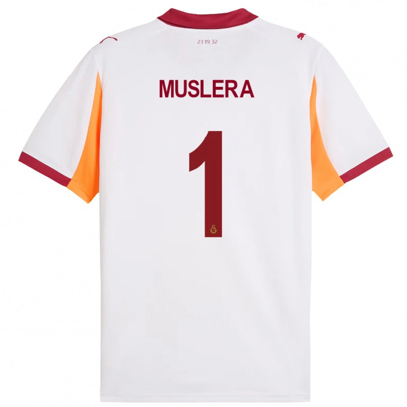 Danxen Mulher Camisola Fernando Muslera #1 Branco Vermelho Alternativa 2025/26 Camisa Brasil