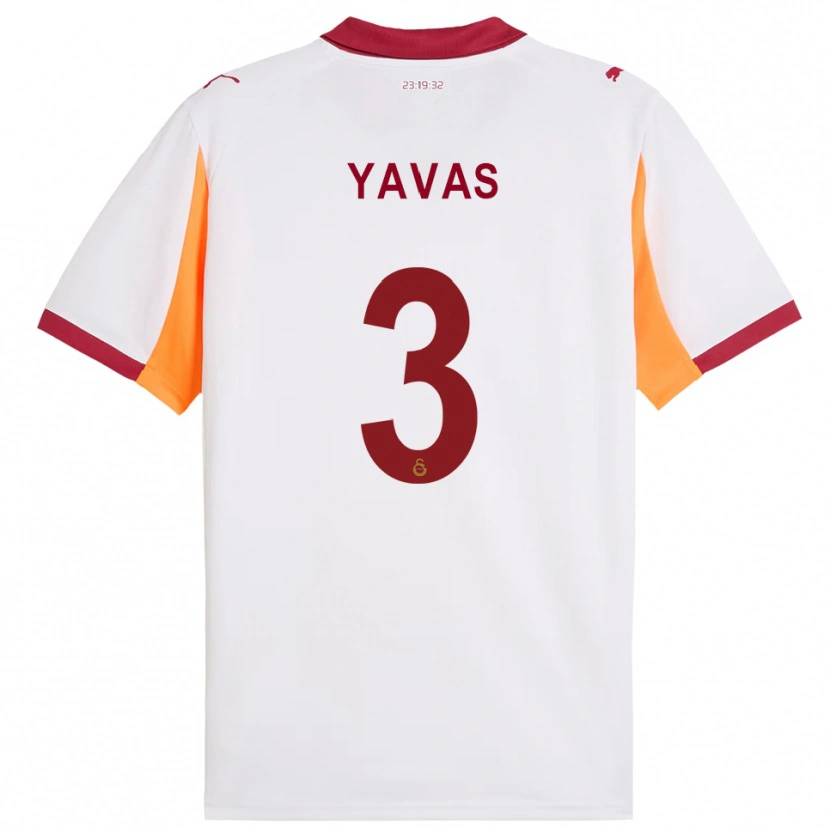 Danxen Mulher Camisola Arda Yavas #3 Branco Vermelho Alternativa 2025/26 Camisa Brasil