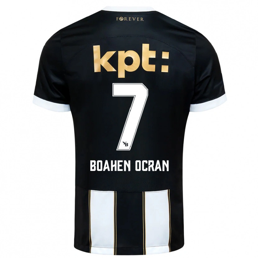Danxen Mulher Camisola Bright Boahen Ocran #7 Preto Branco Alternativa 2025/26 Camisa Brasil