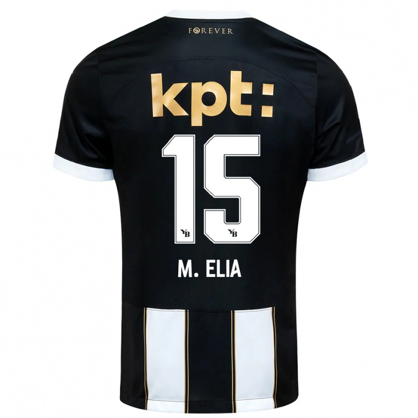 Danxen Mulher Camisola Meschack Elia #15 Preto Branco Alternativa 2025/26 Camisa Brasil