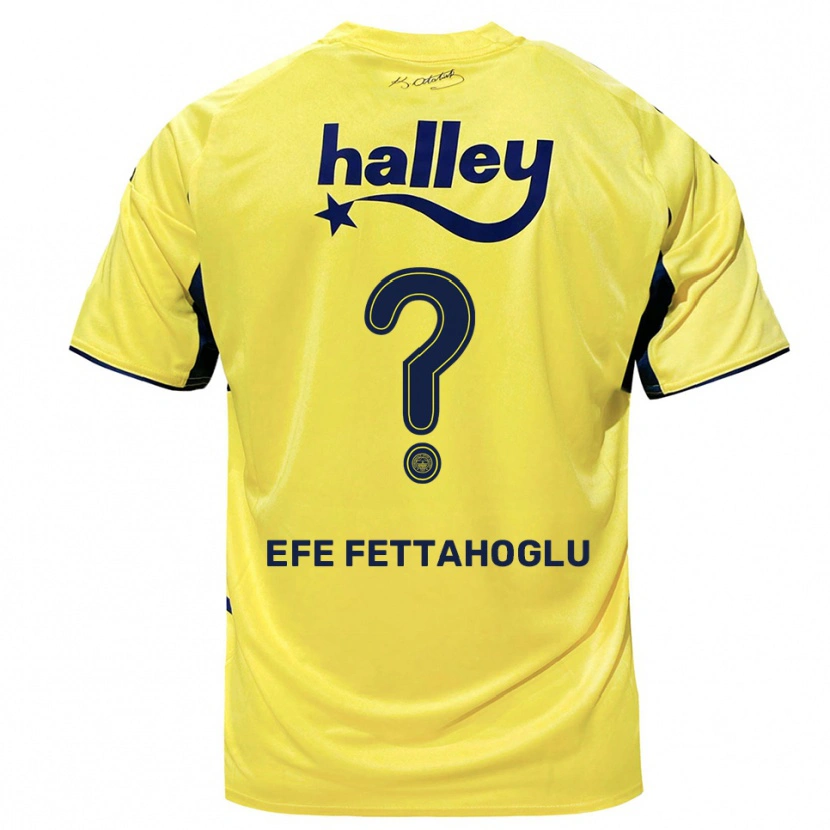 Danxen Mulher Camisola Adnan Efe Fettahoğlu #0 Amarelo Marinho Alternativa 2025/26 Camisa Brasil