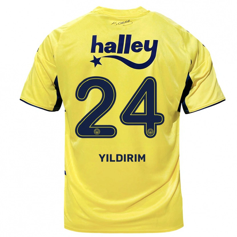 Danxen Mulher Camisola Fatoş Yıldırım #24 Amarelo Marinho Alternativa 2025/26 Camisa Brasil