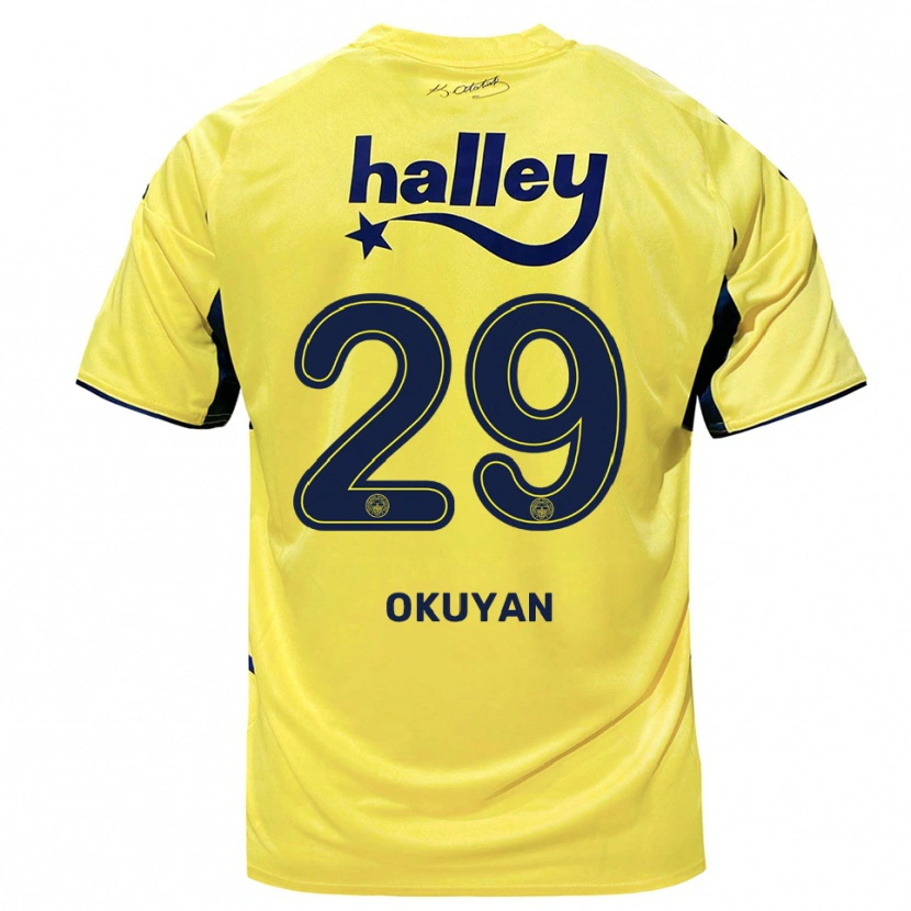 Danxen Mulher Camisola Mevlüde Okuyan #29 Amarelo Marinho Alternativa 2025/26 Camisa Brasil