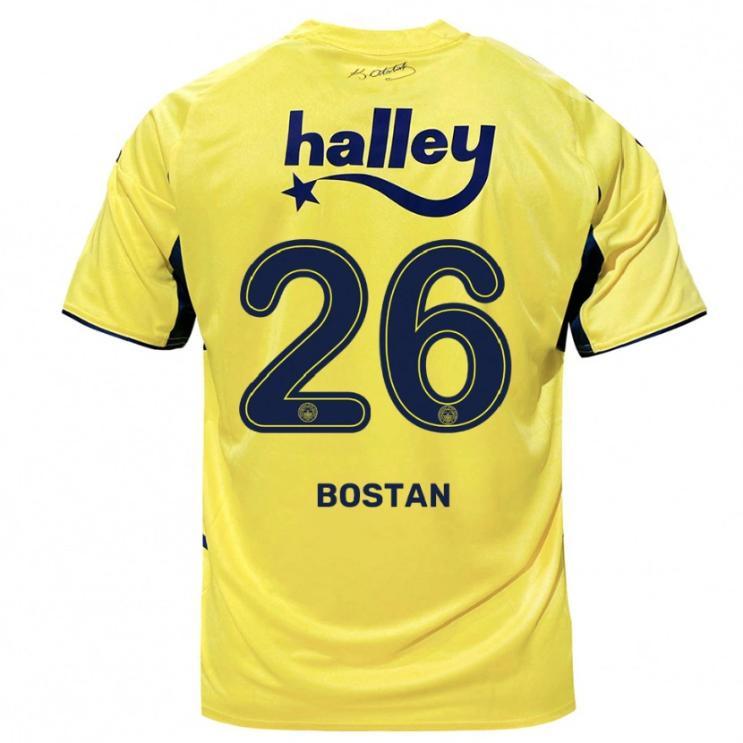 Danxen Mulher Camisola Anil Bostan #26 Amarelo Marinho Alternativa 2025/26 Camisa Brasil