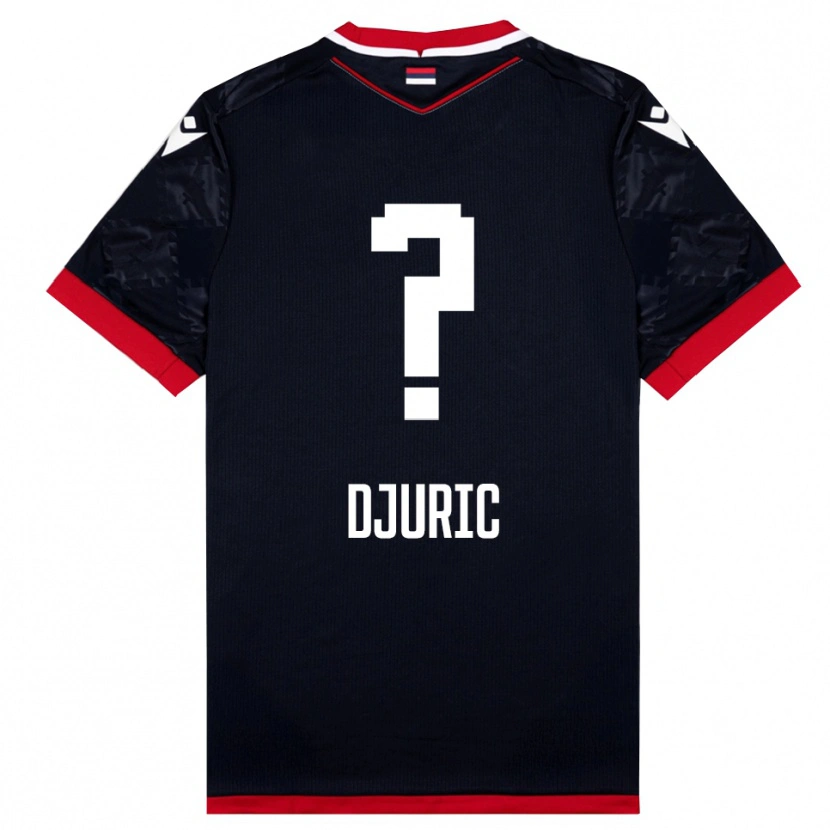 Danxen Mulher Camisola Filip Djuric #0 Preto Vermelho Alternativa 2025/26 Camisa Brasil
