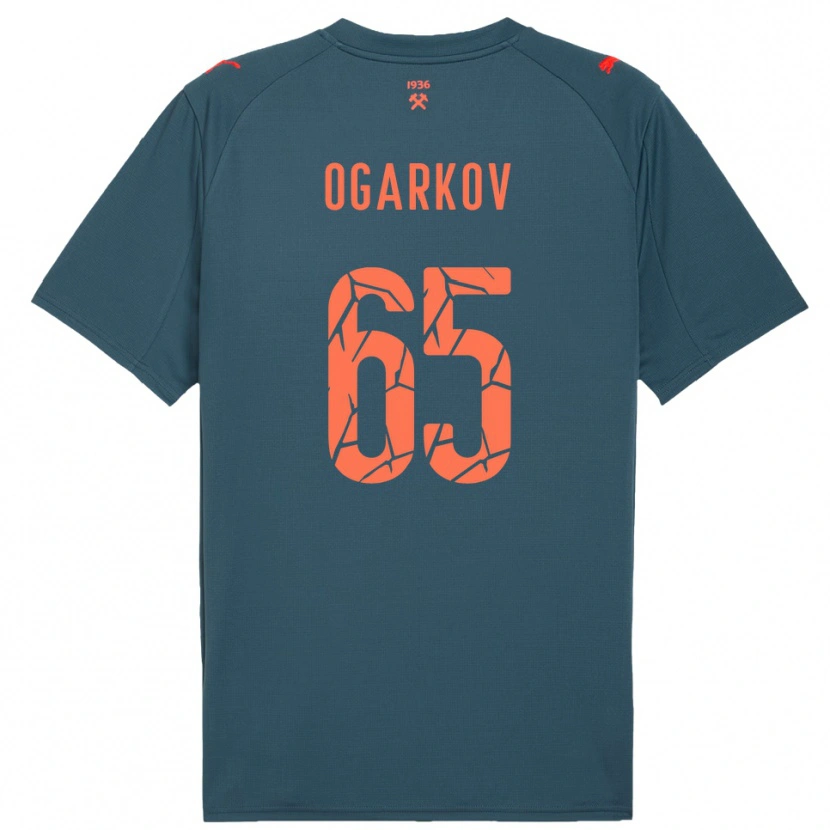 Danxen Mulher Camisola Mykola Ogarkov #65 Marinho Vermelho Alternativa 2025/26 Camisa Brasil