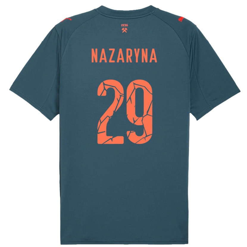 Danxen Mulher Camisola Yegor Nazaryna #29 Marinho Vermelho Alternativa 2025/26 Camisa Brasil