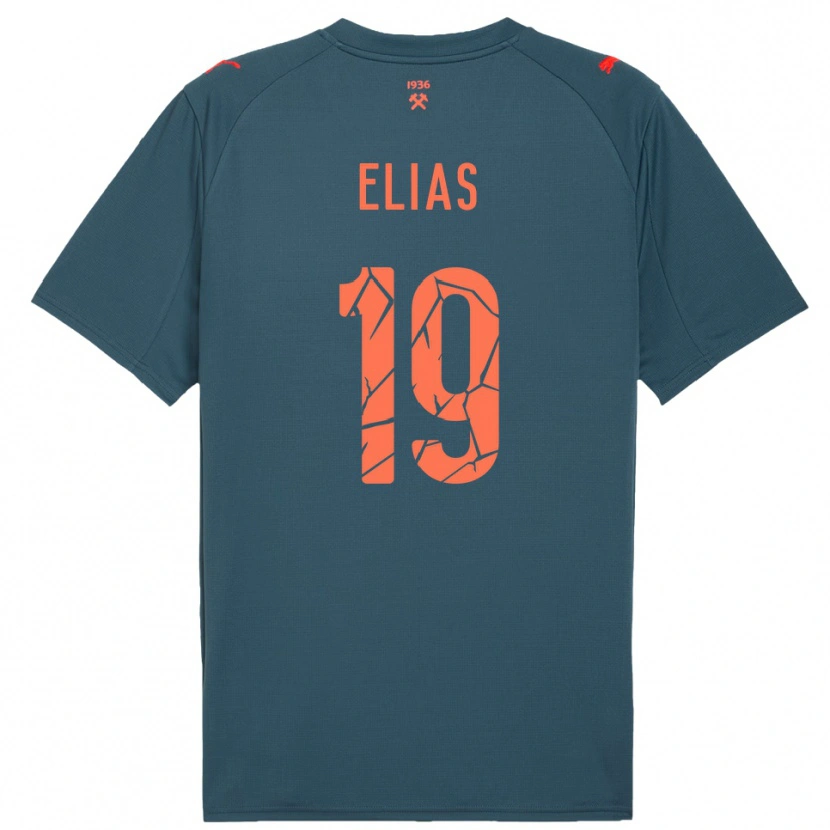 Danxen Mulher Camisola Kauã Elias #19 Marinho Vermelho Alternativa 2025/26 Camisa Brasil