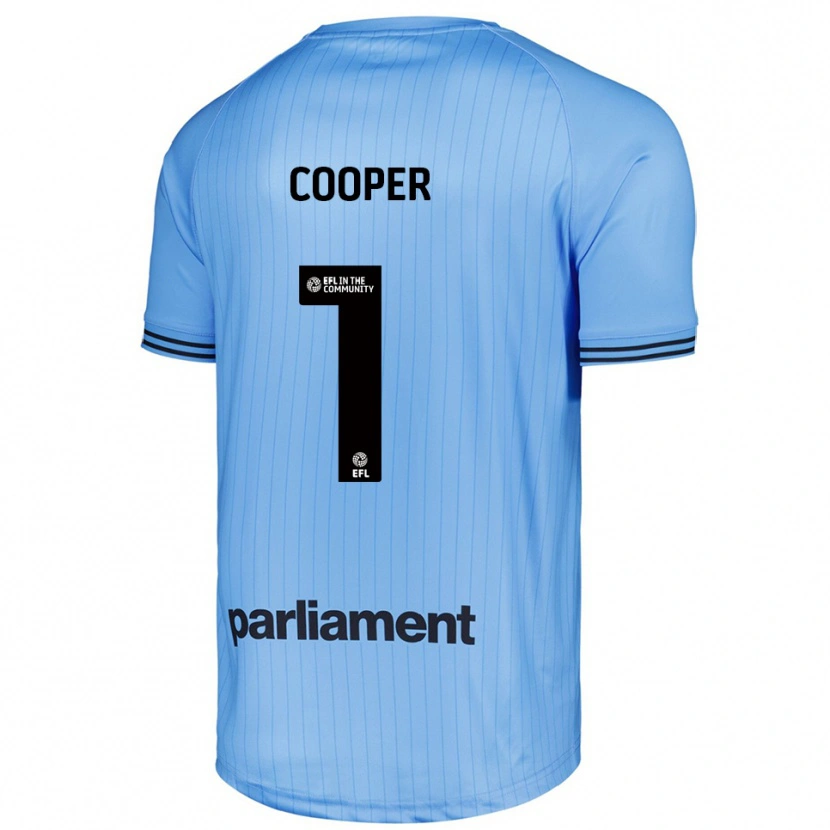 Danxen Criança Murphy Cooper #1 Azul Celeste Claro Camisola Guarda-Redes 2025/26 Camisa Brasil