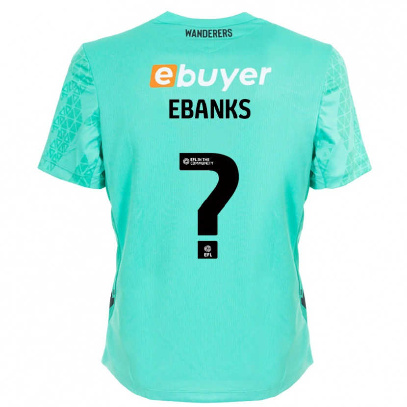 Danxen Criança Eve Ebanks #0 Preto Aqua Camisola Guarda-Redes 2025/26 Camisa Brasil