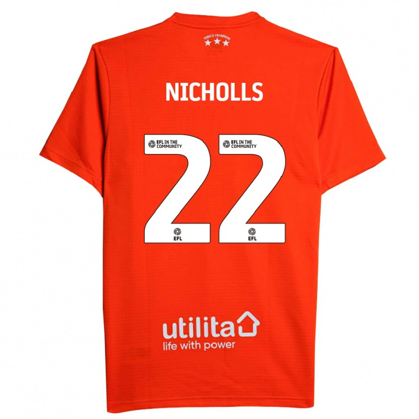 Danxen Criança Lee Nicholls #22 Branco Vermelho Camisola Guarda-Redes 2025/26 Camisa Brasil