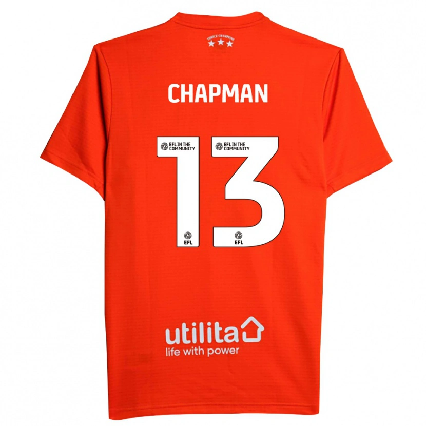 Danxen Criança Jacob Chapman #13 Branco Vermelho Camisola Guarda-Redes 2025/26 Camisa Brasil