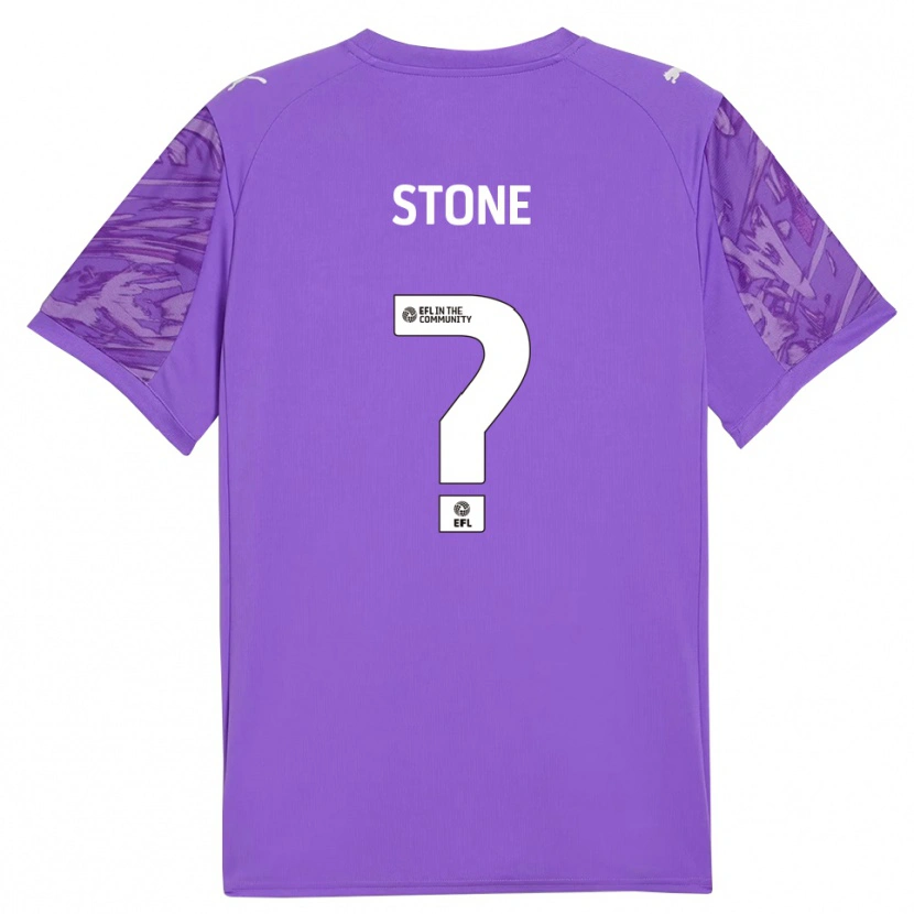 Danxen Criança Hannah Stone #0 Roxo Escuro Camisola Guarda-Redes 2025/26 Camisa Brasil