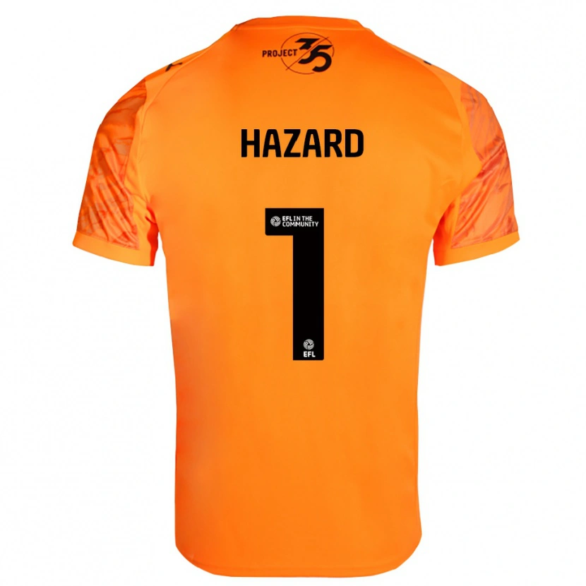 Danxen Criança Conor Hazard #1 Preto Laranja Camisola Guarda-Redes 2025/26 Camisa Brasil
