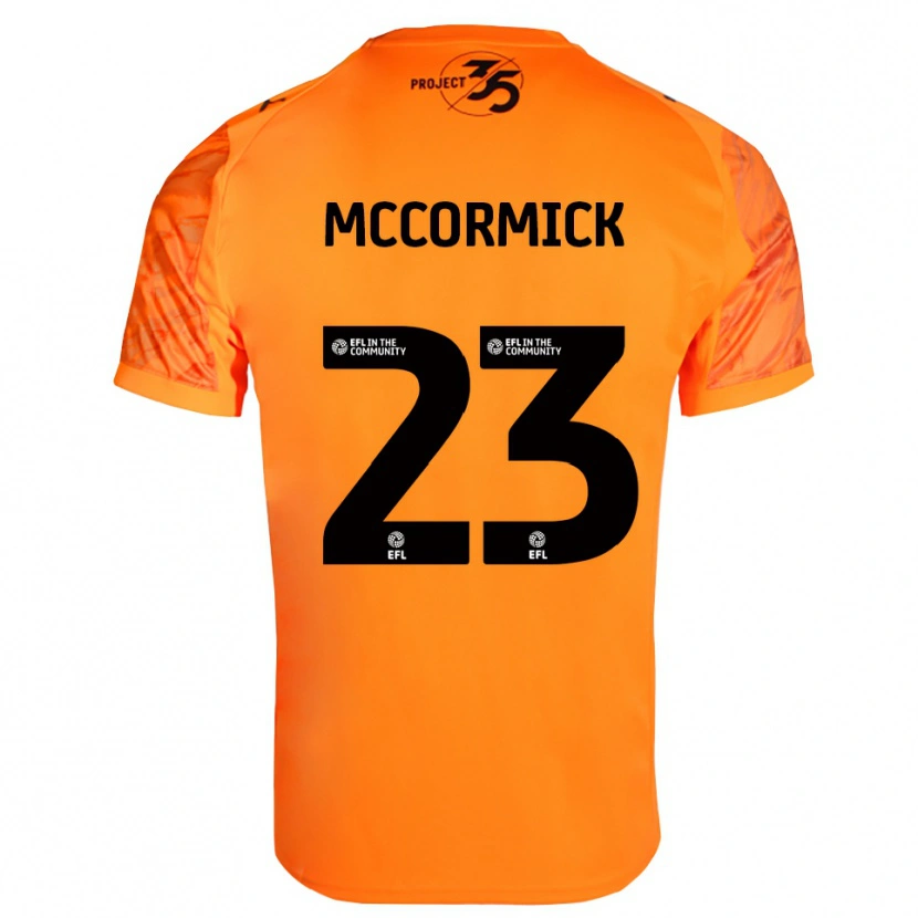 Danxen Criança Leo McCormick #23 Preto Laranja Camisola Guarda-Redes 2025/26 Camisa Brasil