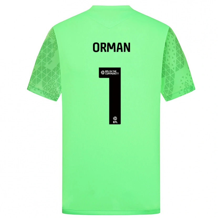Danxen Criança Emily Orman #1 Verde Claro Camisola Guarda-Redes 2025/26 Camisa Brasil