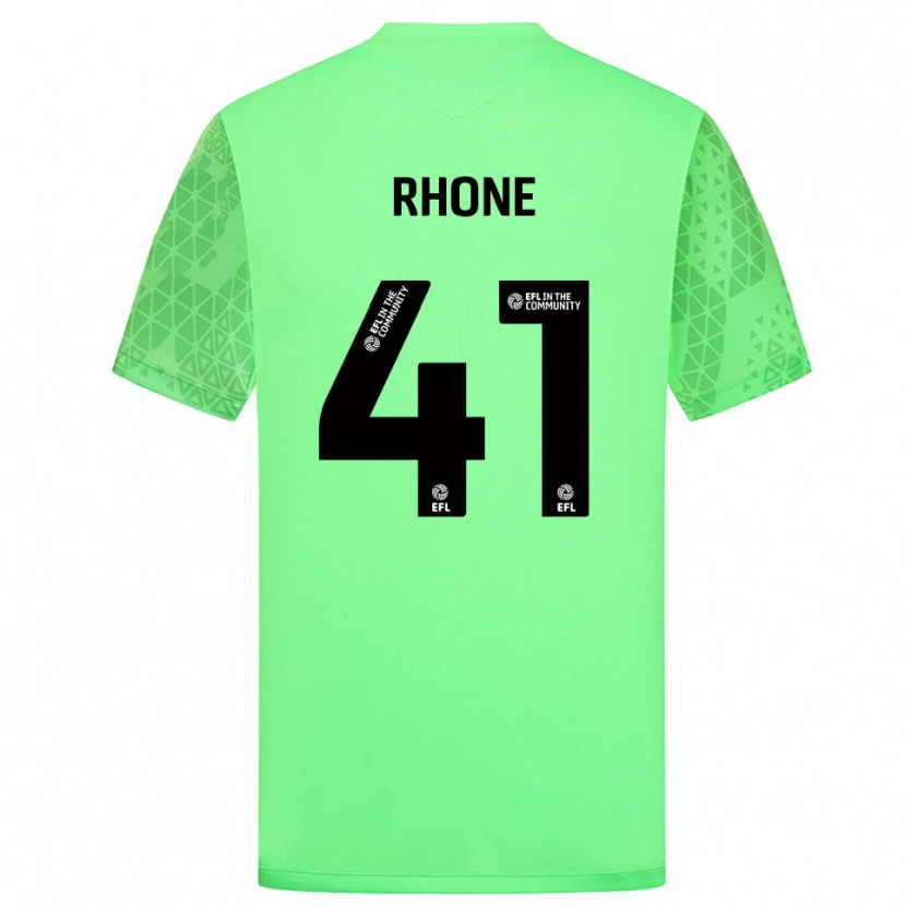 Danxen Criança Harrison Rhone #41 Verde Claro Camisola Guarda-Redes 2025/26 Camisa Brasil